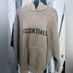 Essentials knit hoodie